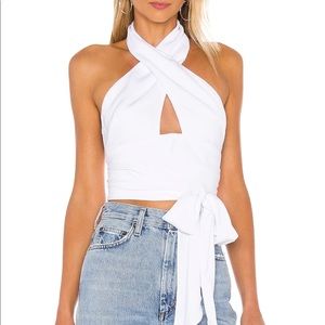 Superdown Jennifer wrap top
